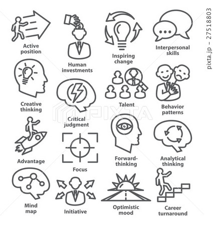 Business management icons in line style. Pack 19. 27518803