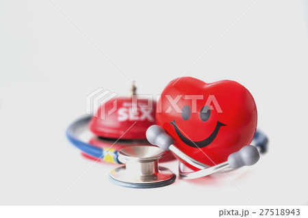 stethoscope and heart and sex bell 27518943