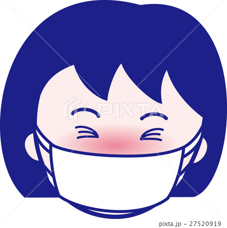 花粉症の女の子　風邪予防・インフルエンザ 27520919