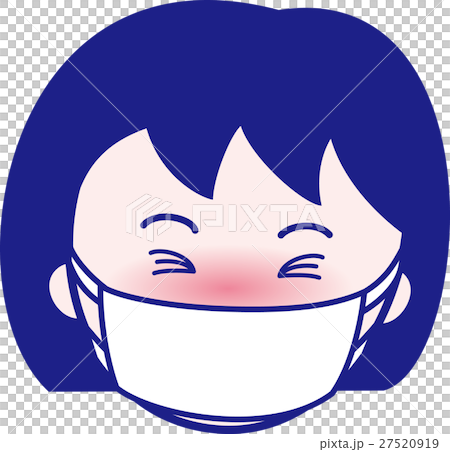 花粉症の女の子　風邪予防・インフルエンザ 27520919