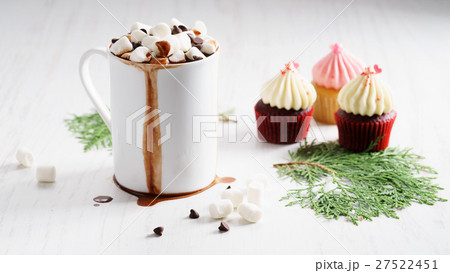 hot chocolate with mini marshmallows hot chocolate with mini marshmallows 27522451