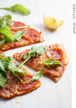 Homemade Pepperoni Pizza. Homemade Pepperoni Pizza. 27522842
