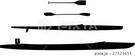 sports kayak and canoe and paddle 27523655