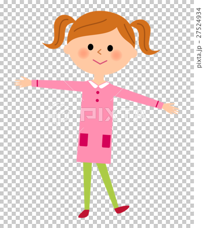 一個女孩伸出他的手 一個女孩伸出他的手 27524934