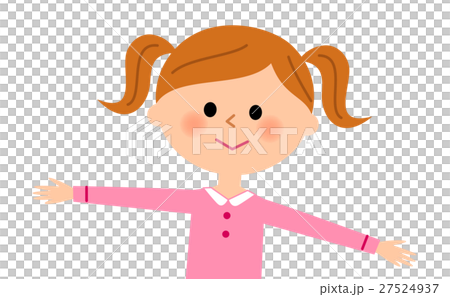 一個女孩伸出他的手 一個女孩伸出他的手 27524937