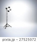 Empty photo studio with professional flashlight. 27525072