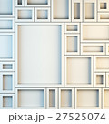 Mockup of empty white frames. 27525074