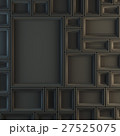 Mockup of empty black frames. 27525075