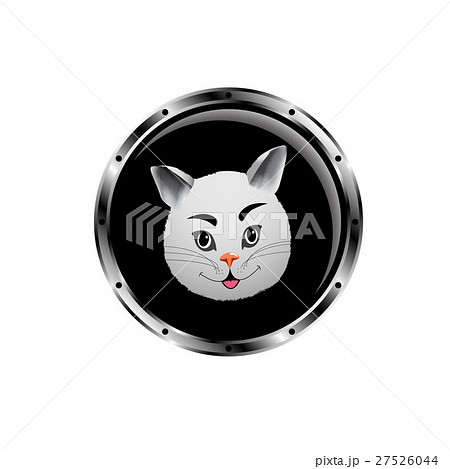 Vector image cat rocket porthole Vector image cat rocket porthole 27526044