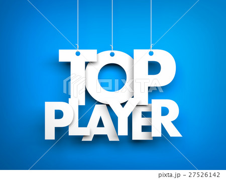 Top player. Letters on strings 27526142