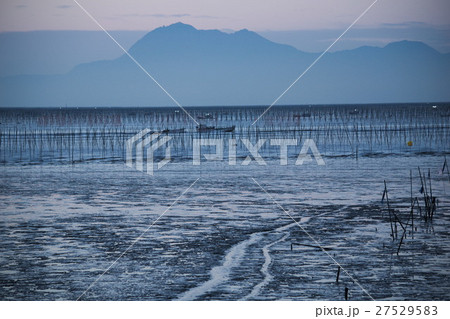 有明海の朝 27529583