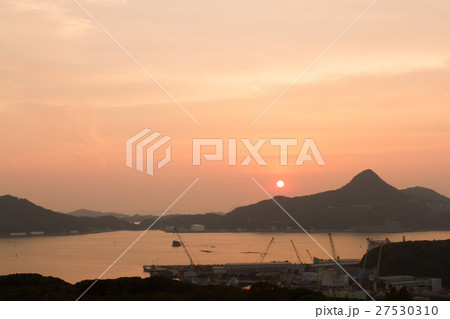 秋の夕日と赤崎岳19 秋の夕日と赤崎岳19 27530310