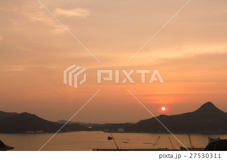 秋の夕日と赤崎岳２０ 27530311