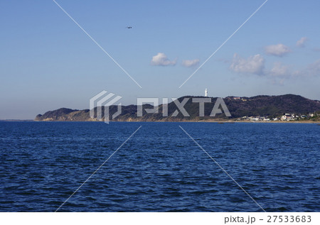 南房総上総湊から佐貫の東京湾観音を望む 27533683