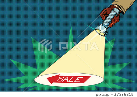 Detective flashlight beam shines on sale 27536819