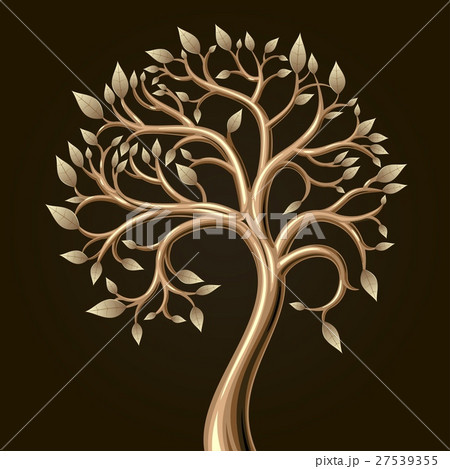 Golden tree foliage Golden tree foliage 27539355