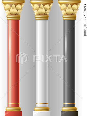 Set of different luxury columns Set of different luxury columns 27539693