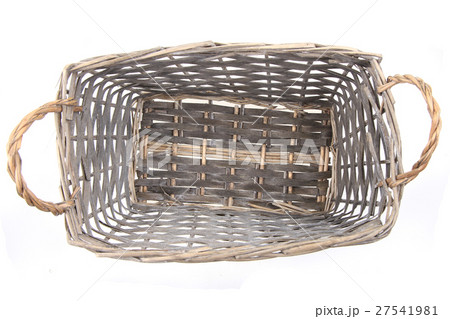old natural basket isolated 27541981