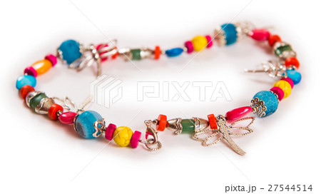 Elegant bracelet isolated on white background 27544514