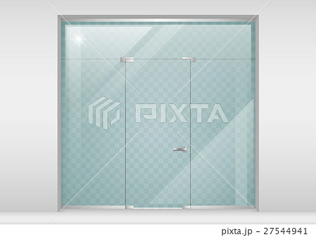 Glass Partition with a door. 27544941