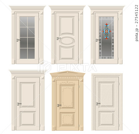Set of classic doors 27545122