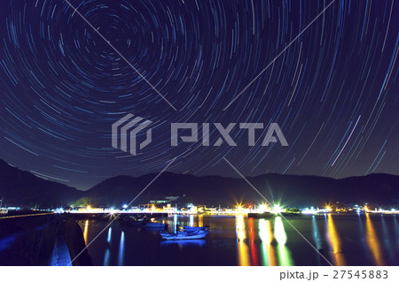 瀬戸内の港町の星景 27545883
