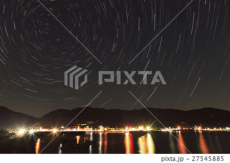 瀬戸内の漁港の星景 瀬戸内の漁港の星景 27545885
