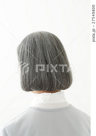 ヘアケア・シニア女性 27549800