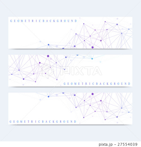 Modern set of vector banners. Geometric abstract 27554039