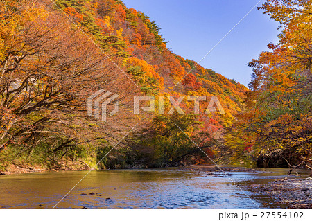 福島県　阿武隈川上流　西郷瀞（11月） 27554102