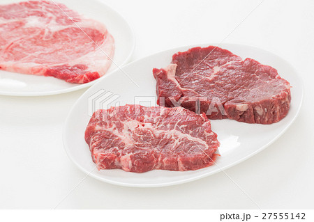 牛肉イメージ　みすじ　ヒレ　リブロース 27555142