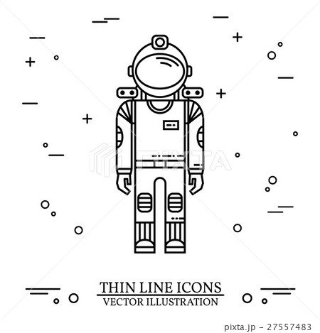 Astronaut in space. Human mission to Mars. 27557483