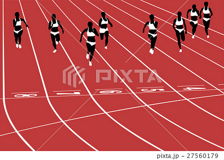 sprint female runners tracks stadium 27560179