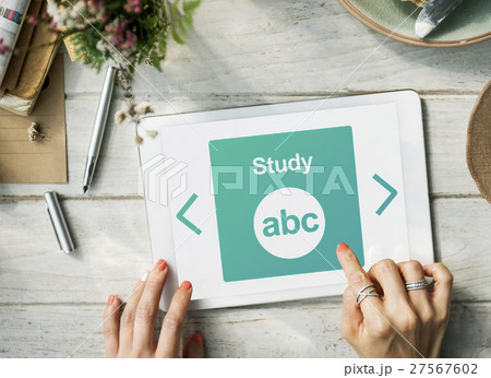 Literacy ABC Icon Alphabet Concept Literacy ABC Icon Alphabet Concept 27567602