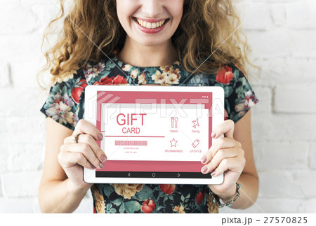 Gift Card Voucher Coupon Discount Concept Gift Card Voucher Coupon Discount Concept 27570825