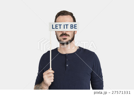 Let It Be Move On Carefree Ignorance Acceptance Concept 27571331
