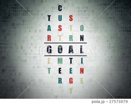 Marketing concept: Goal in Crossword Puzzle 27573079