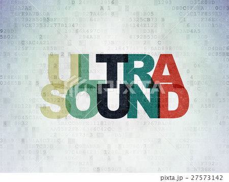 Medicine concept: Ultrasound on Digital Data Paper Medicine concept: Ultrasound on Digital Data Paper 27573142