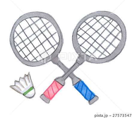 Badminton Racket And Shuttle Stock Illustration