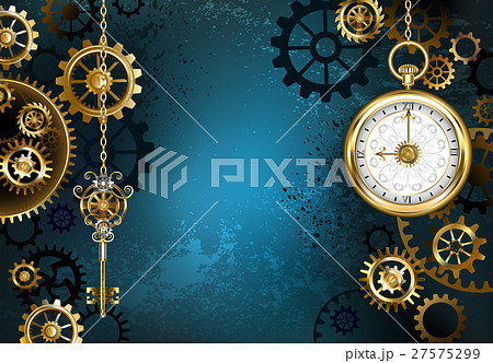 Turquoise Background with Gears Turquoise Background with Gears 27575299