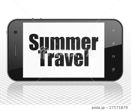 Vacation concept: Smartphone with Summer Travel on 27575879
