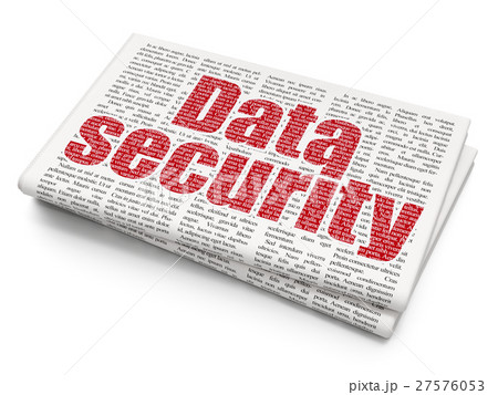 Safety concept: Data Security on Newspaper Safety concept: Data Security on Newspaper 27576053