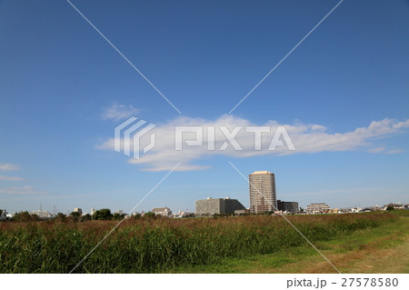 多摩川からの風景 27578580