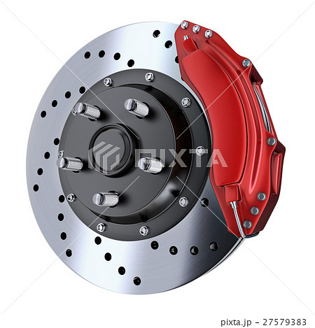 Red brake car 27579383