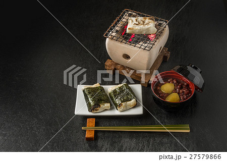 やきたてお餅　日本食　Dish Japanese foods of the rice cake 27579866
