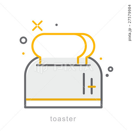 Thin line icons, Toaster 27579984