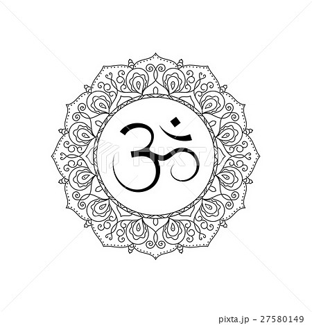 Om symbol in vector 27580149
