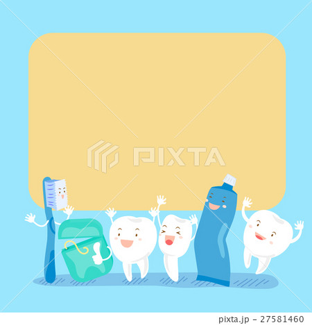 cute cartoon tooth hold billboard cute cartoon tooth hold billboard 27581460