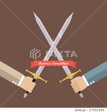 Hand fighting with swords 27581926