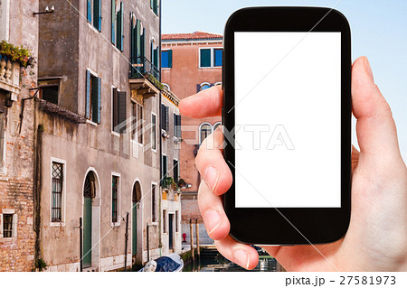 tourist photographs houses in Venice city tourist photographs houses in Venice city 27581973